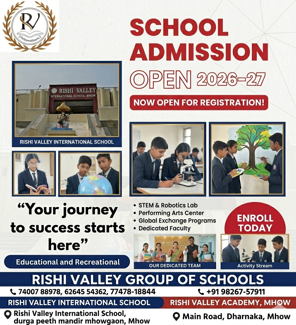 Best CBSE School in Mhow | Rishi Valley International School